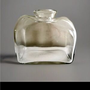 Murano Glass Art Clear Vase pharmacy vintage antique hand blown